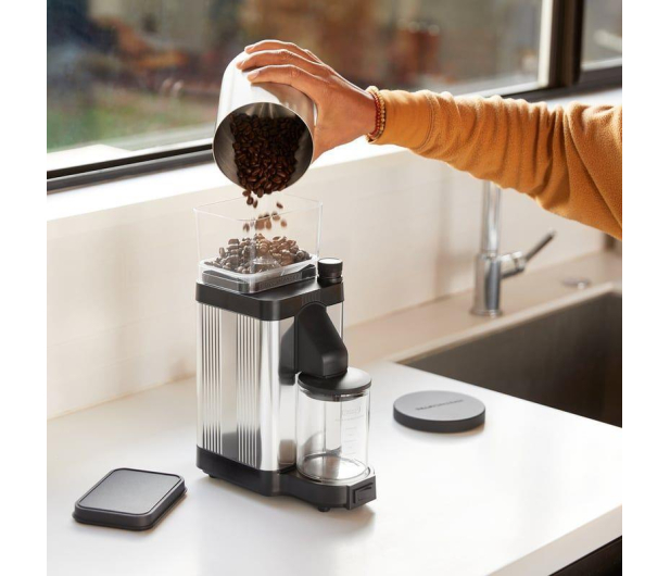 Młynek do kawy Moccamaster KM5 Burr Grinder Polished Silver - 1225864 - zdjęcie 6